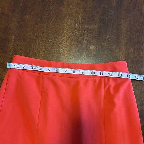 Skies Are Blue Red Tulip Hem Pull On Skirt - Picture 7 of 8